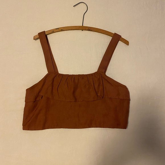 First Rite Ruffle Tank - Adobe Medium - Picture 3 of 6